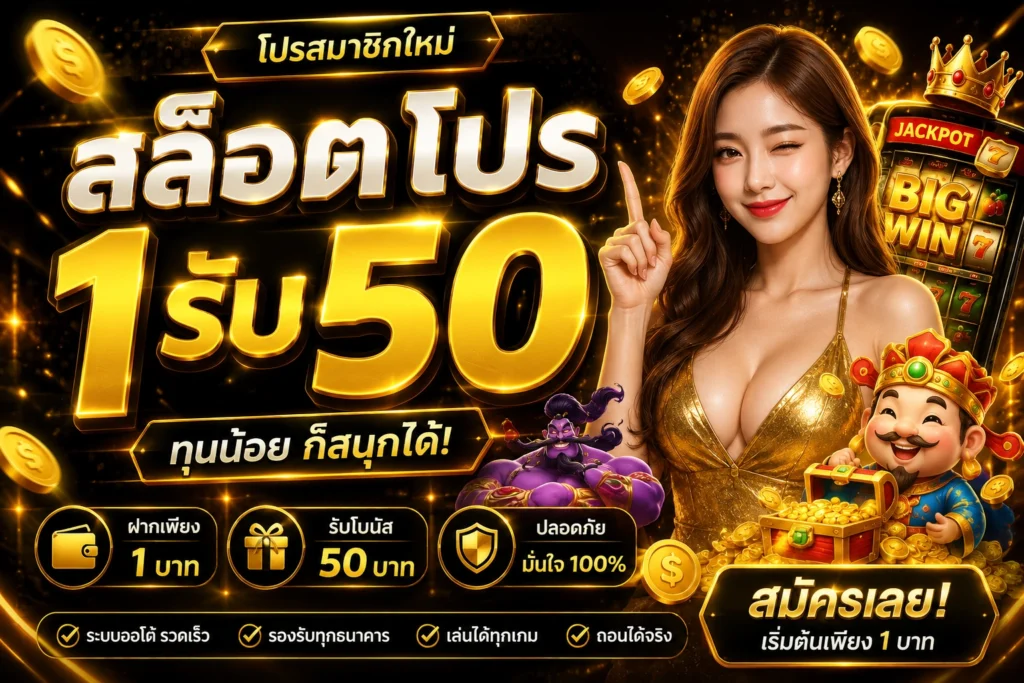 สล็อตโปร 1 รับ 50
